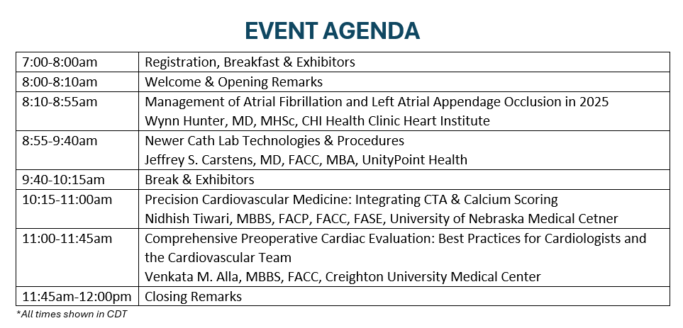 event agenda